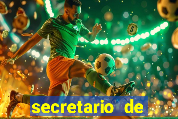 secretario de esporte salario